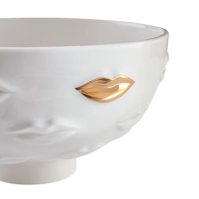 Jonathan Adler Schale Gilded Gala Bowl Lips | Gold Glänzend