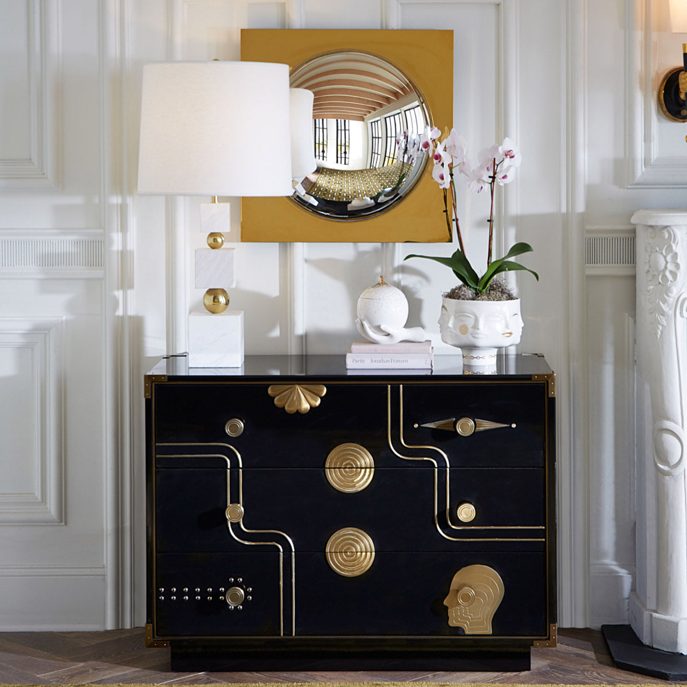 Jonathan Adler Schale Gilded Muse Dora Maar Bowl | Gold Glänzend