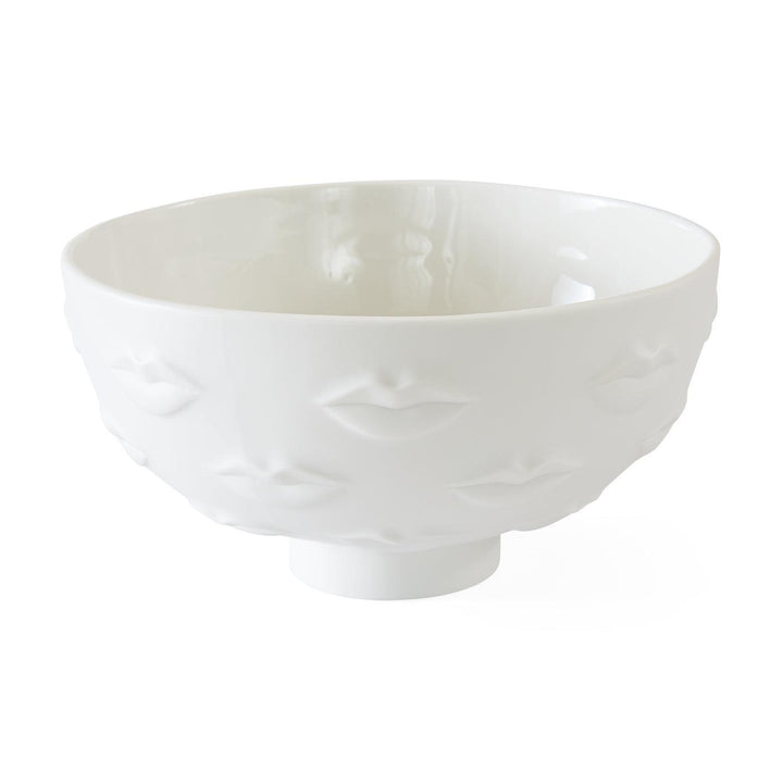 Jonathan Adler Schüssel Gala Bowl Lips | Mattweiß