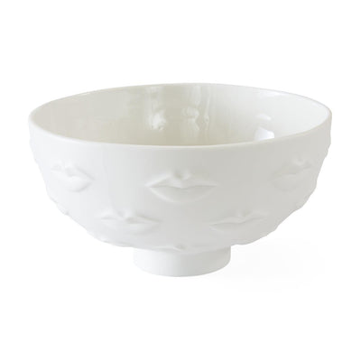 Jonathan Adler Schüssel Gala Bowl Lips | Mattweiß