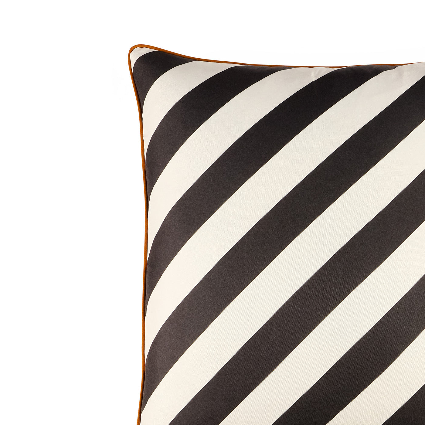 Jonathan Adler Seidenkissen Cabana Ivory & Schwarz | 40x40 cm