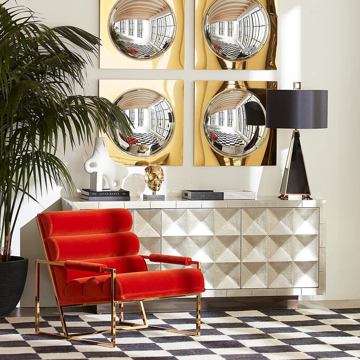Jonathan Adler Sideboard Talitha 3-türig | Silber