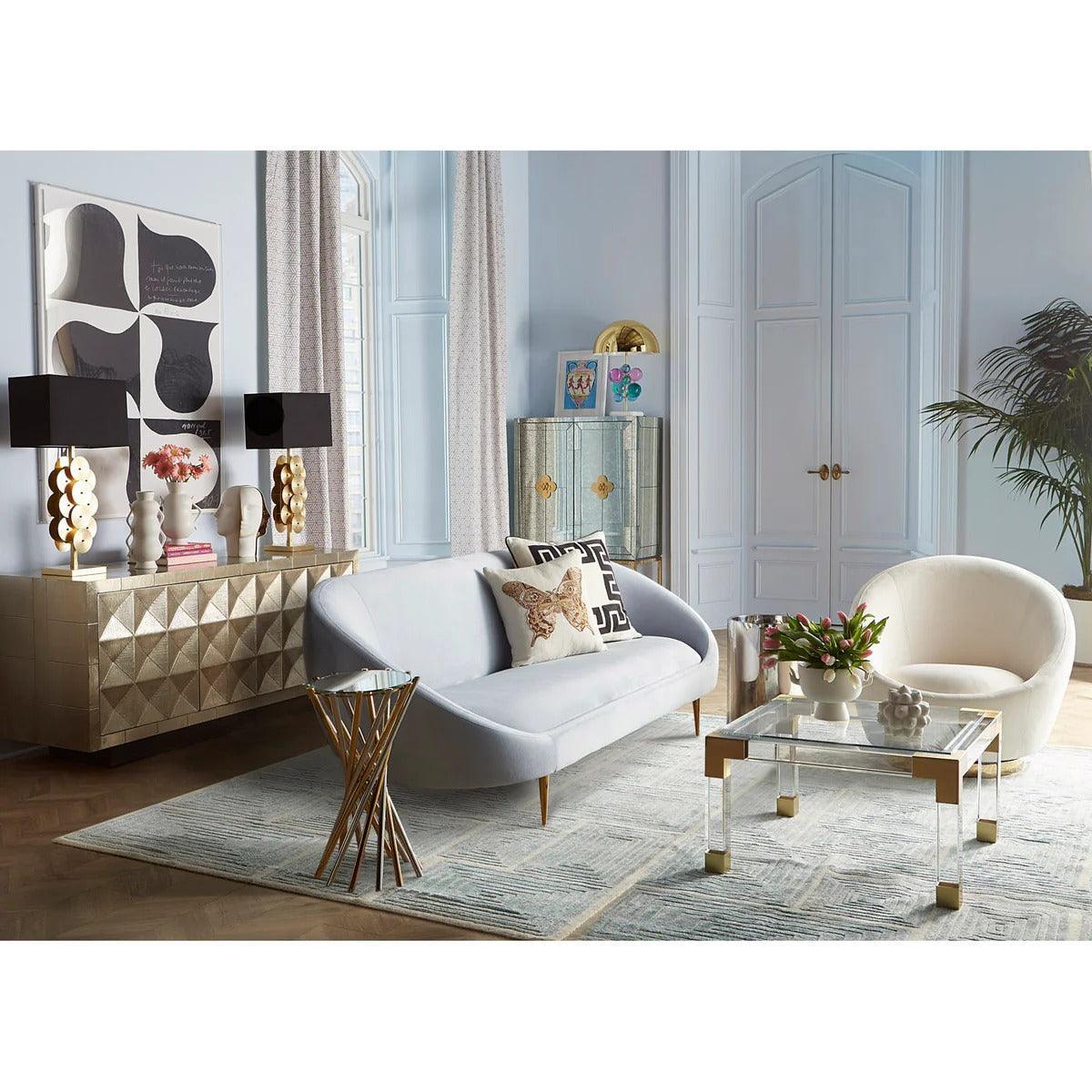 Jonathan Adler Sideboard Talitha 3-türig | Silber