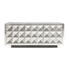 Jonathan Adler Sideboard Talitha 3-türig | Silber