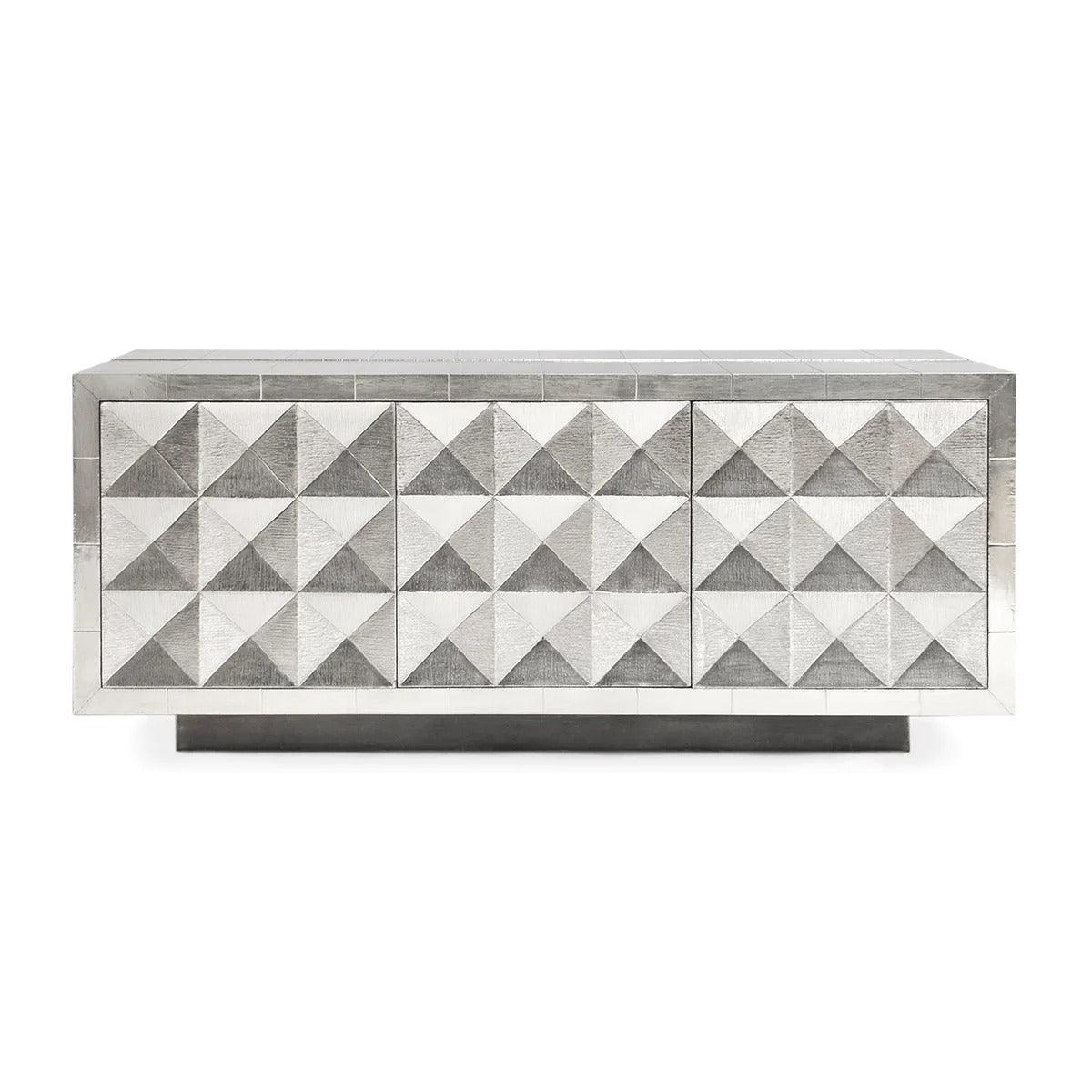 Jonathan Adler Sideboard Talitha 3-türig | Silber