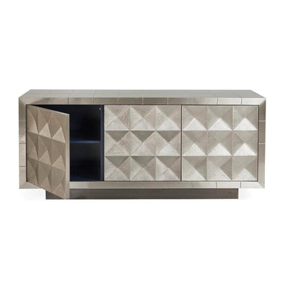 Jonathan Adler Sideboard Talitha 3-türig | Silber