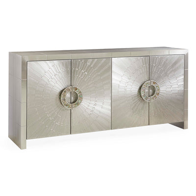 Jonathan Adler Sideboard Talitha 4-türig | Silber