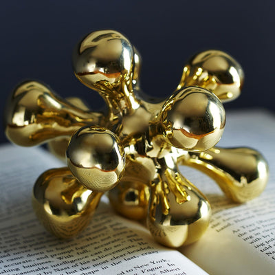 Jonathan Adler Skulptur Brass Orb Messing