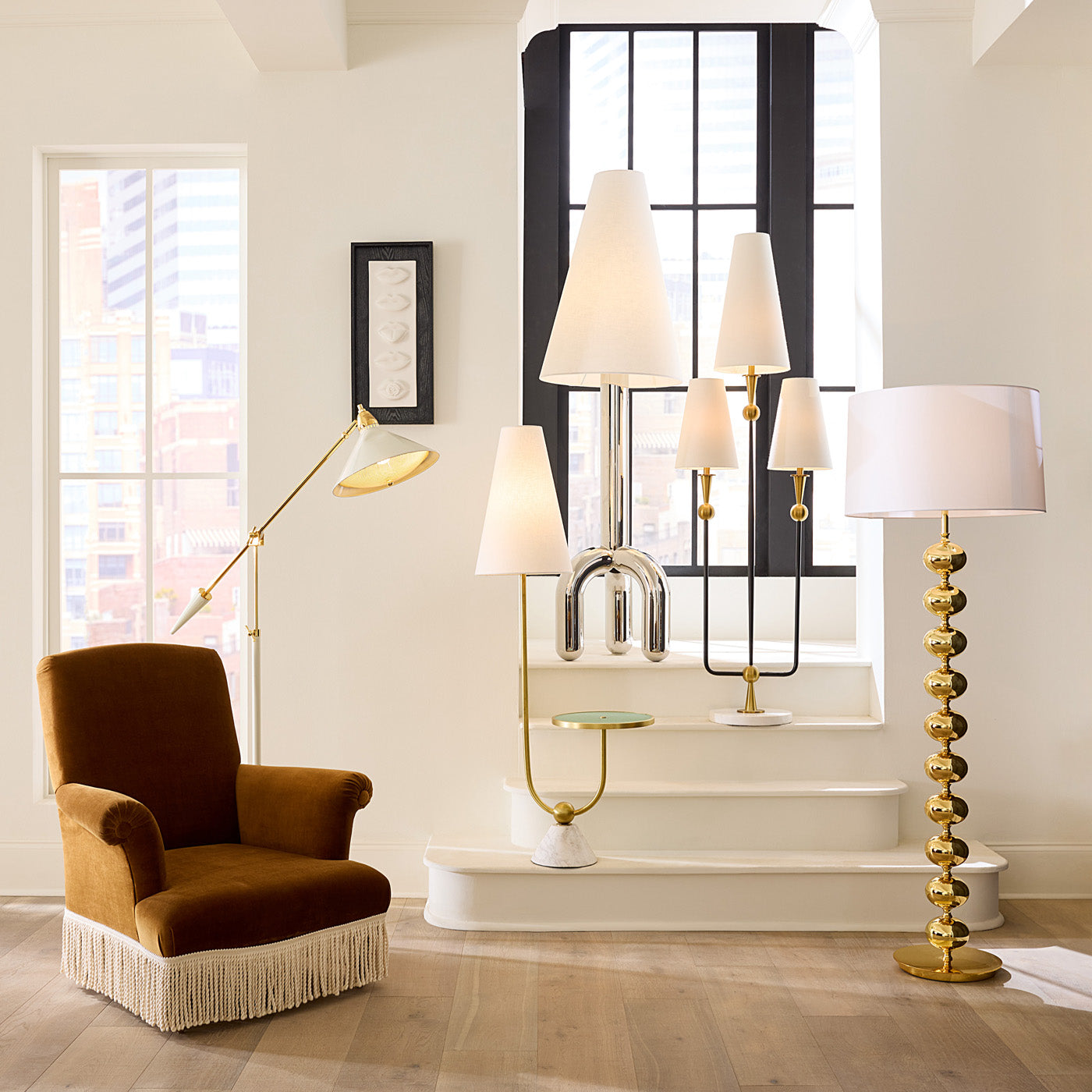 Jonathan Adler Stehlampe Hollywood | Gold