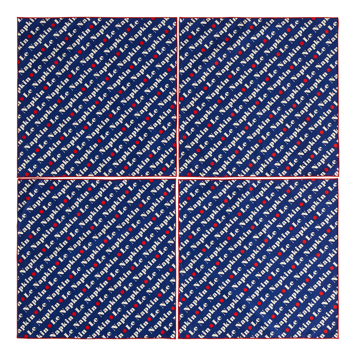 Jonathan Adler Stoffservietten Le Napkin 4er Set