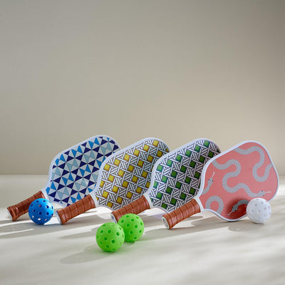 Jonathan Adler Strandtennis-Set Pickleball Spiel Basketweave