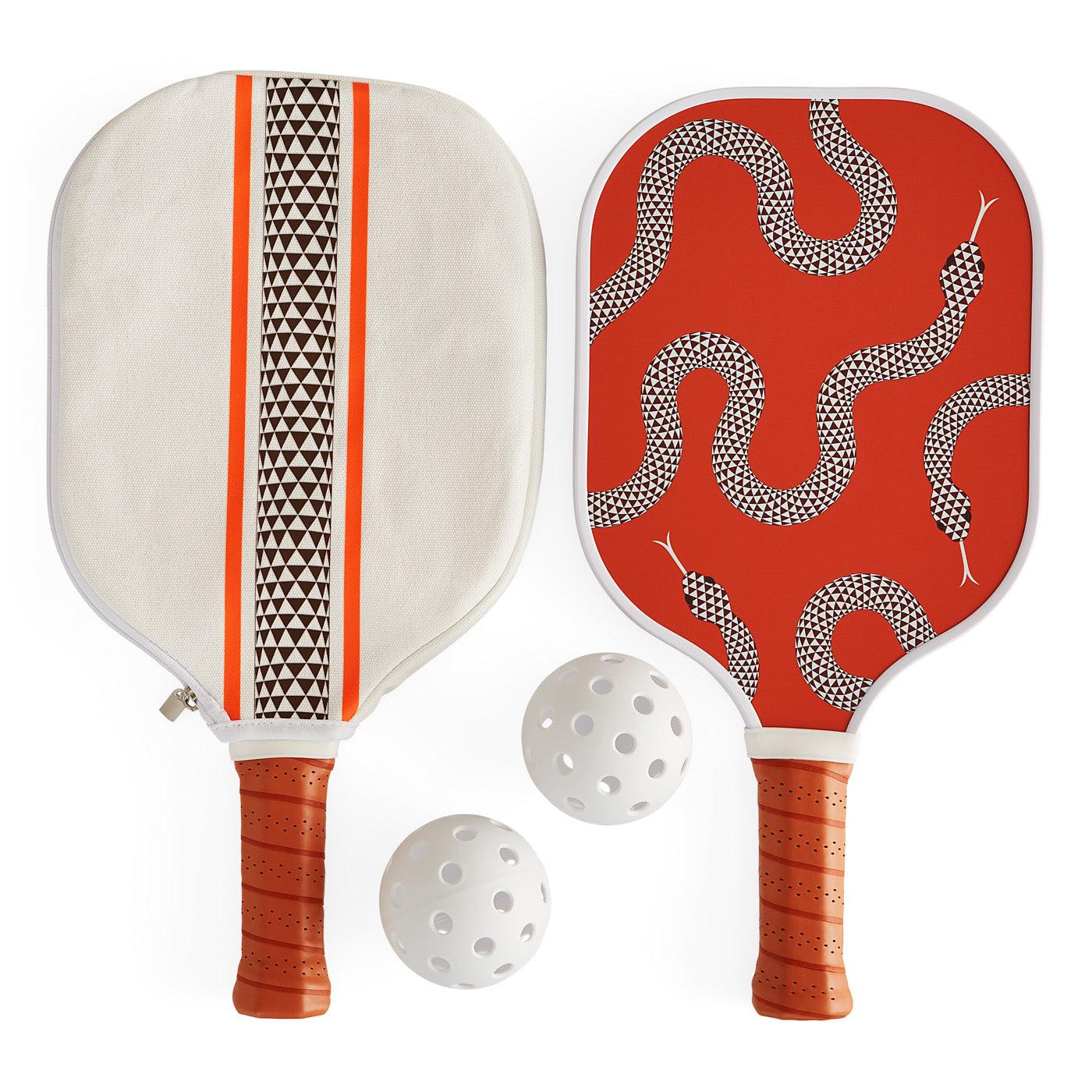 Jonathan Adler Strandtennis-Set Pickleball Spiel Eden | Orange