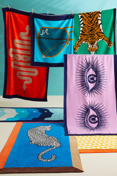 Jonathan Adler Strandtuch Leopard | 102x178 cm