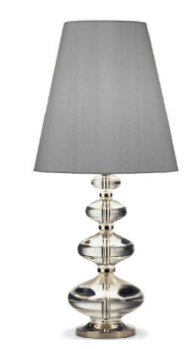 Jonathan Adler Tischlampe Claridge | Grau