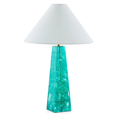Jonathan Adler Tischlampe Prisma | Türkis