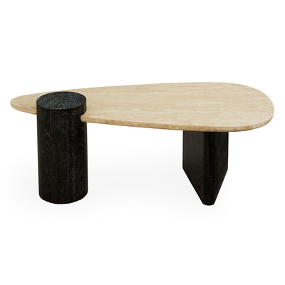Jonathan Adler Travertin-Couchtisch Oeuf