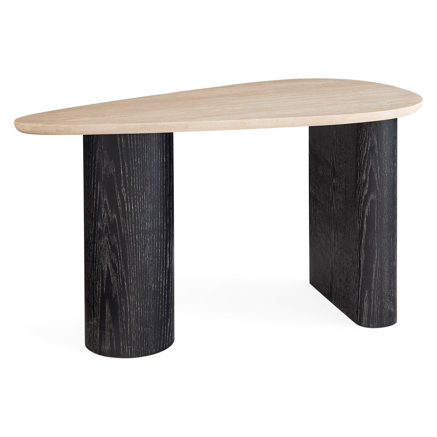 Jonathan Adler Travertin-Schreibtisch Oeuf