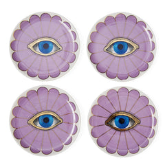 Jonathan Adler Dessous-de-verre Fleur | Lot de 4