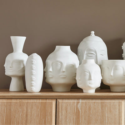 Jonathan Adler Vase Dora Maar Large | Mattweiß