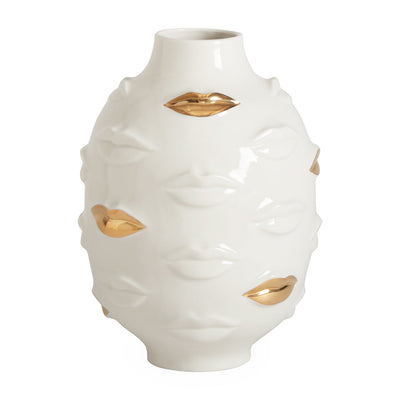 Jonathan Adler Vase Gilded Muse Gala Round | Gold Glänzend