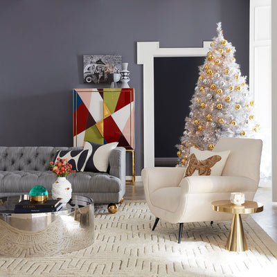Jonathan Adler Vase Gilded Muse Gala Round | Gold Glänzend