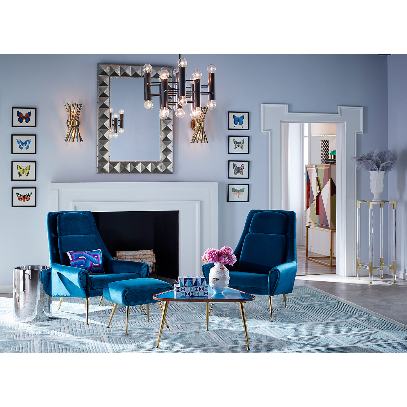 Jonathan Adler Vase Gilded Muse Gala Round | Gold Glänzend