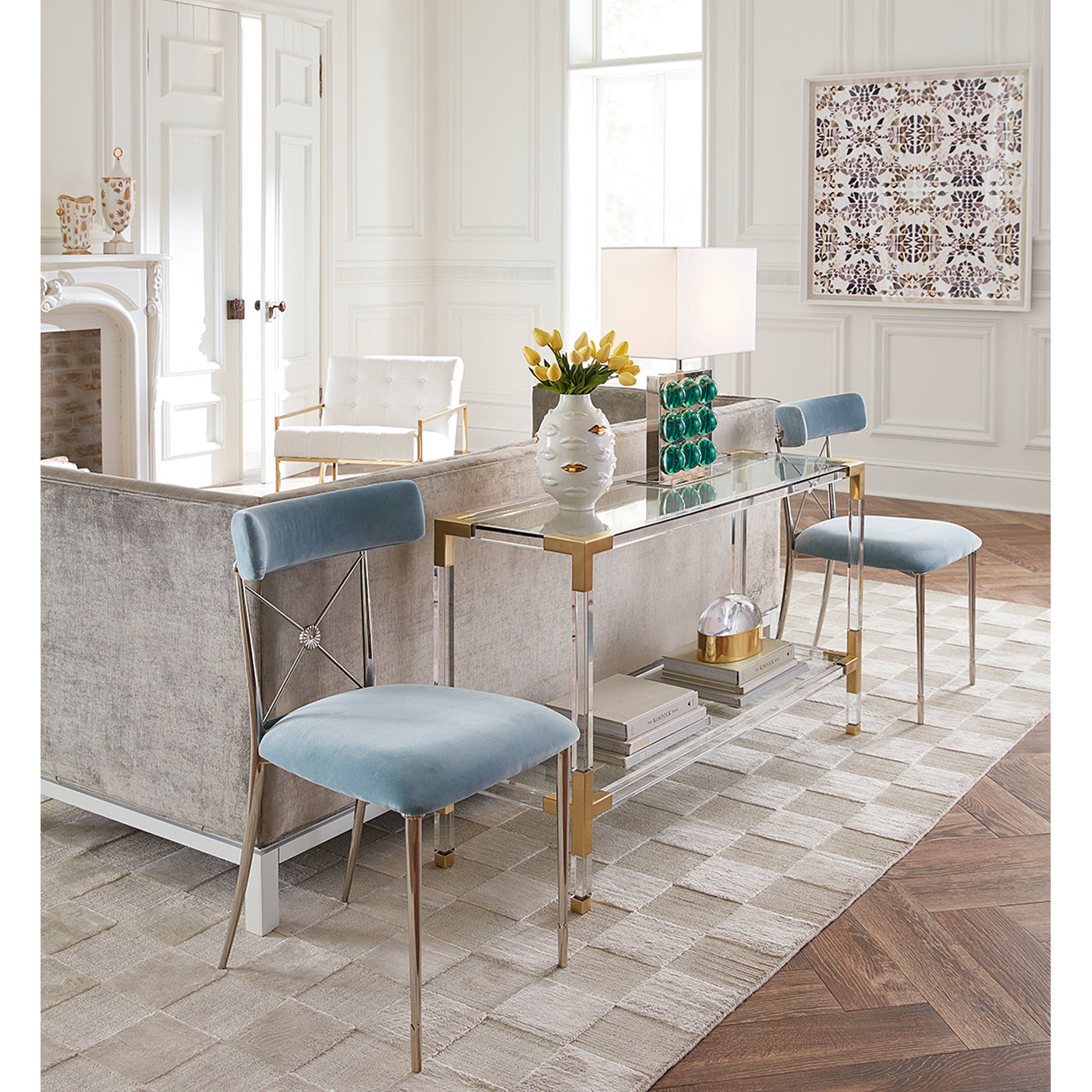 Jonathan Adler Vase Gilded Muse Gala Round | Gold Glänzend