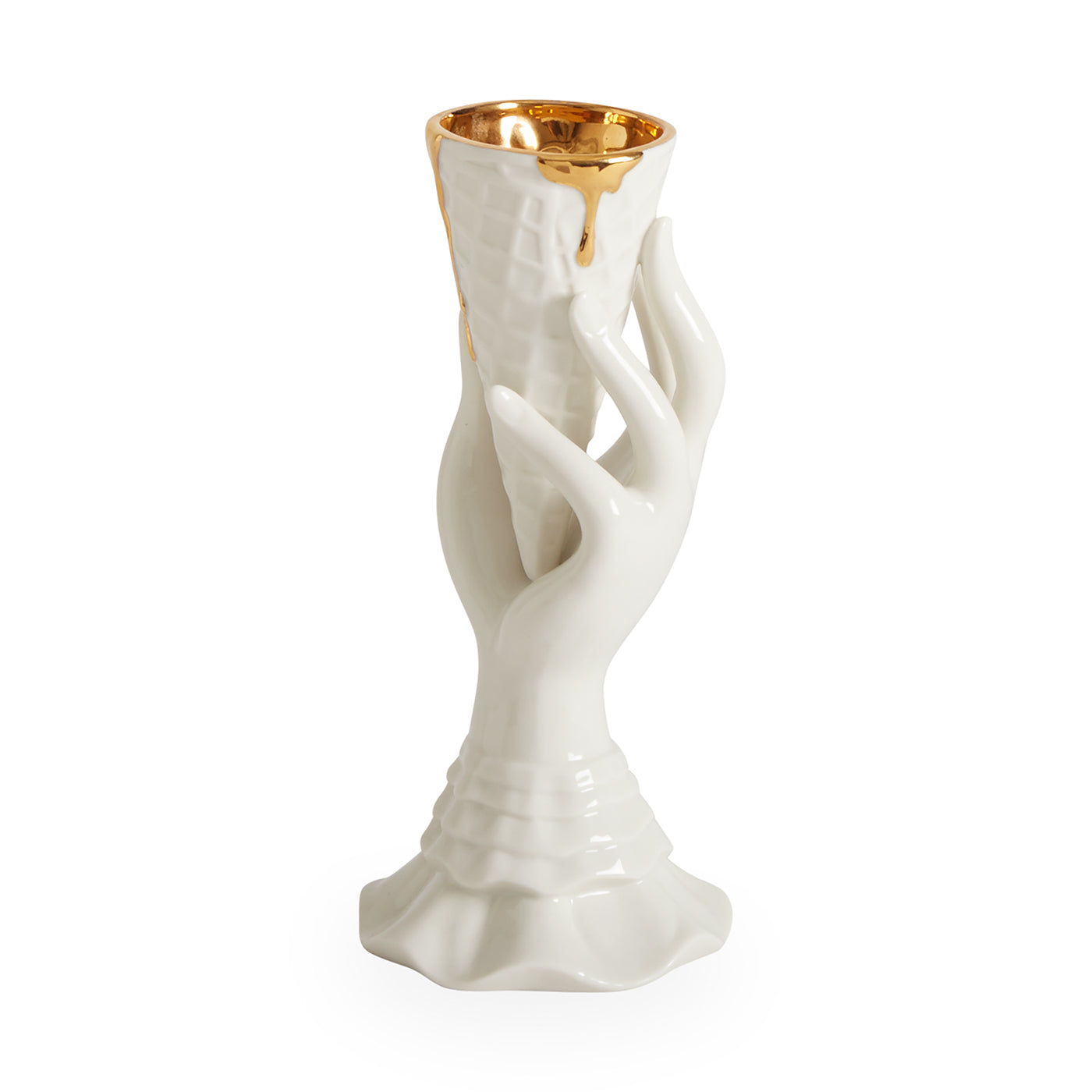 Jonathan Adler Vase Gilded Muse I-Scream | Glänzend Gold