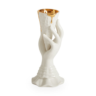 Jonathan Adler Vase Gilded Muse I-Scream | Glänzend Gold