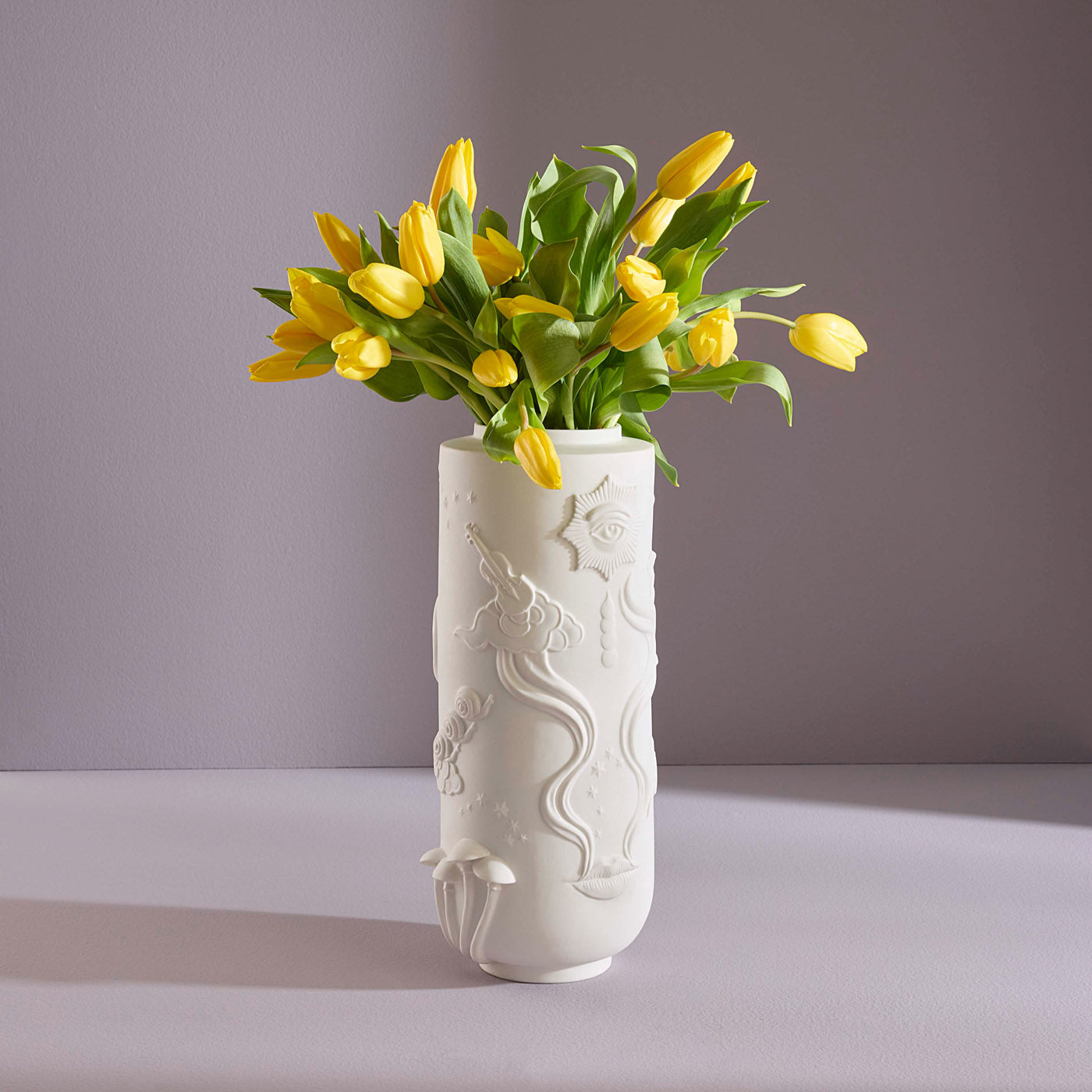 Jonathan Adler Vase Muse Dreamscape | Mattweiß