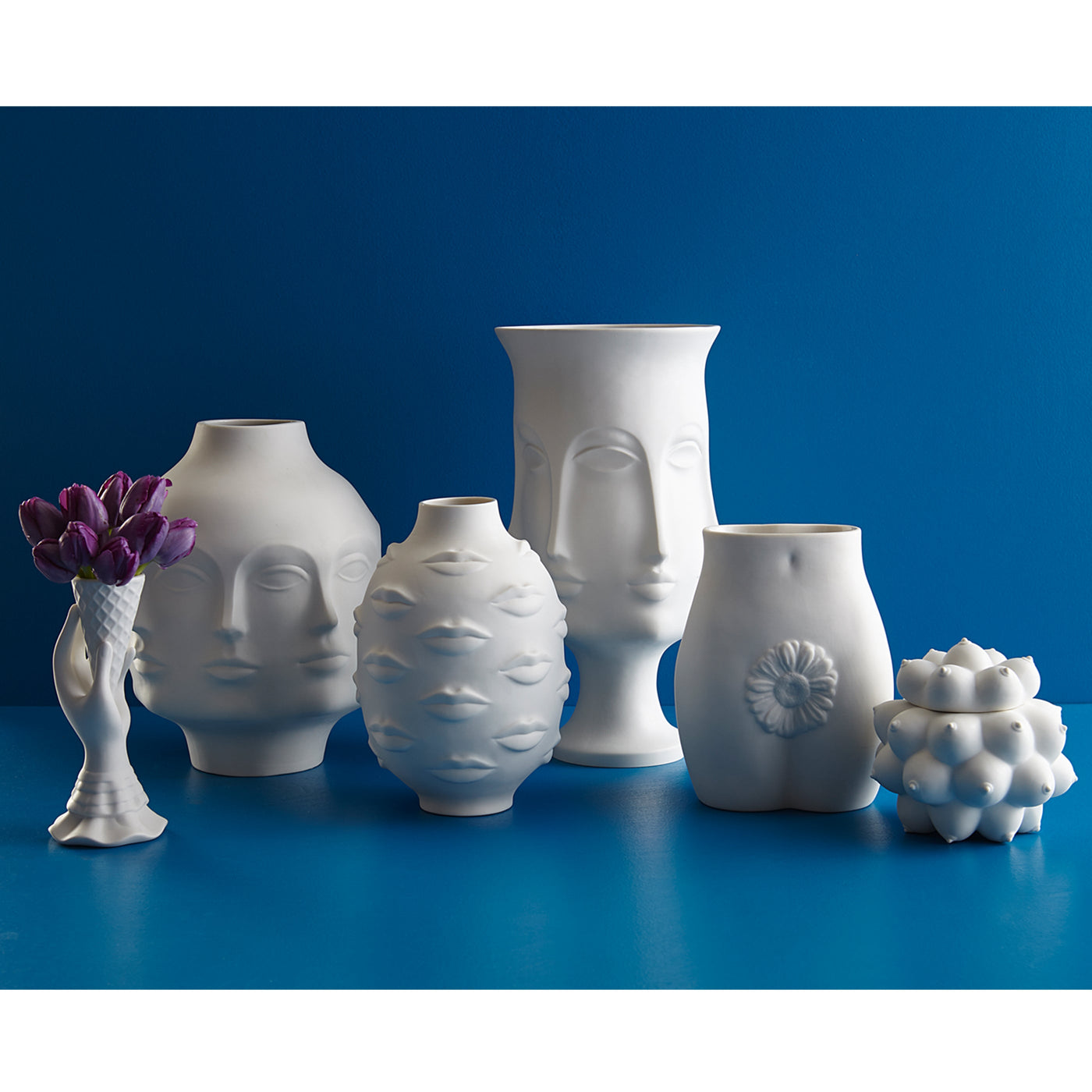Jonathan Adler Vase Muse Edie | Mattweiß