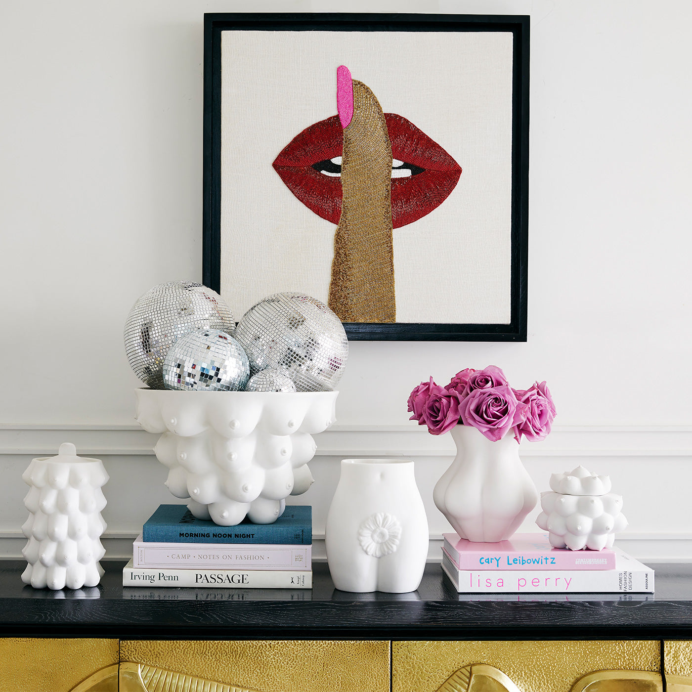 Jonathan Adler Vase Muse Edie | Mattweiß