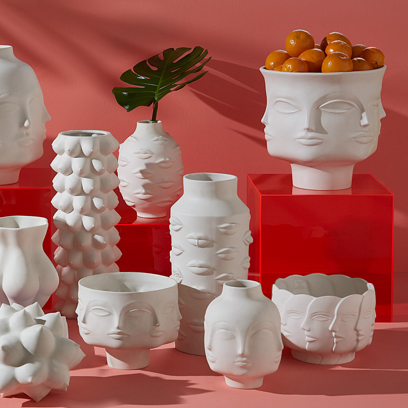 Jonathan Adler Vase Muse Gala Giant | Mattweiß