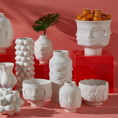 Jonathan Adler Vase Muse Gala Giant | Mattweiß