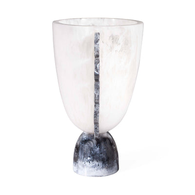 Jonathan Adler Vase Mustique Scalloped Urn | Schwarz & Weiß