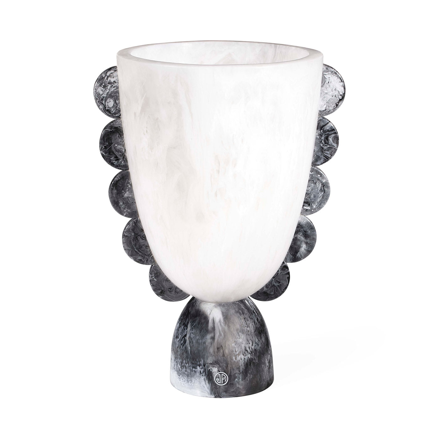 Jonathan Adler Vase Mustique Scalloped Urn | Schwarz & Weiß