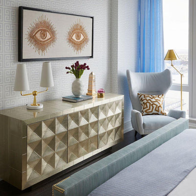Jonathan Adler Wandbild Eyes Beaded Wall Art | 132x63,5 cm