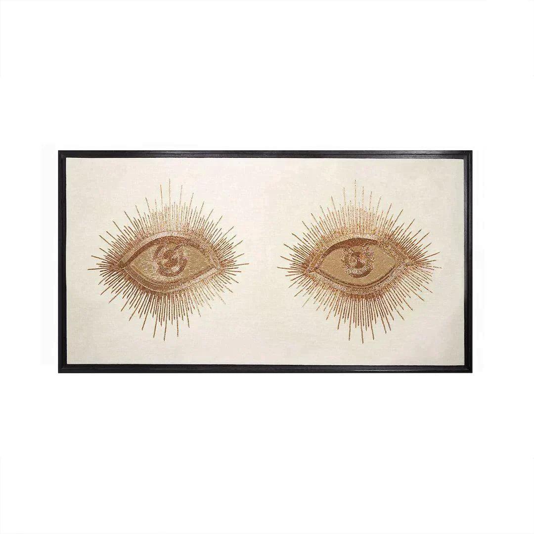 Jonathan Adler Wandbild Eyes Beaded Wall Art | 132x63,5 cm