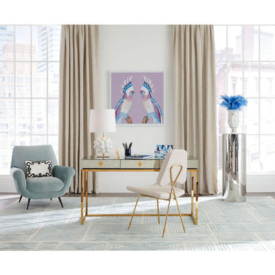 Jonathan Adler Wandbild Papageien Beaded Wall Art | 92x92 cm