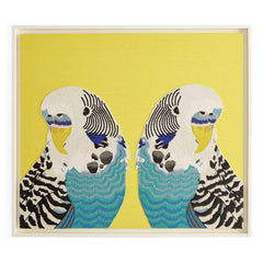 Jonathan Adler Wandbild Parakeet Wellensittich Beaded Wall Art