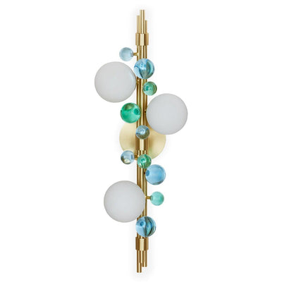 Jonathan Adler Wandlampe Globo | Blau-Grün