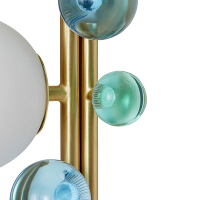 Jonathan Adler Wandlampe Globo | Blau-Grün