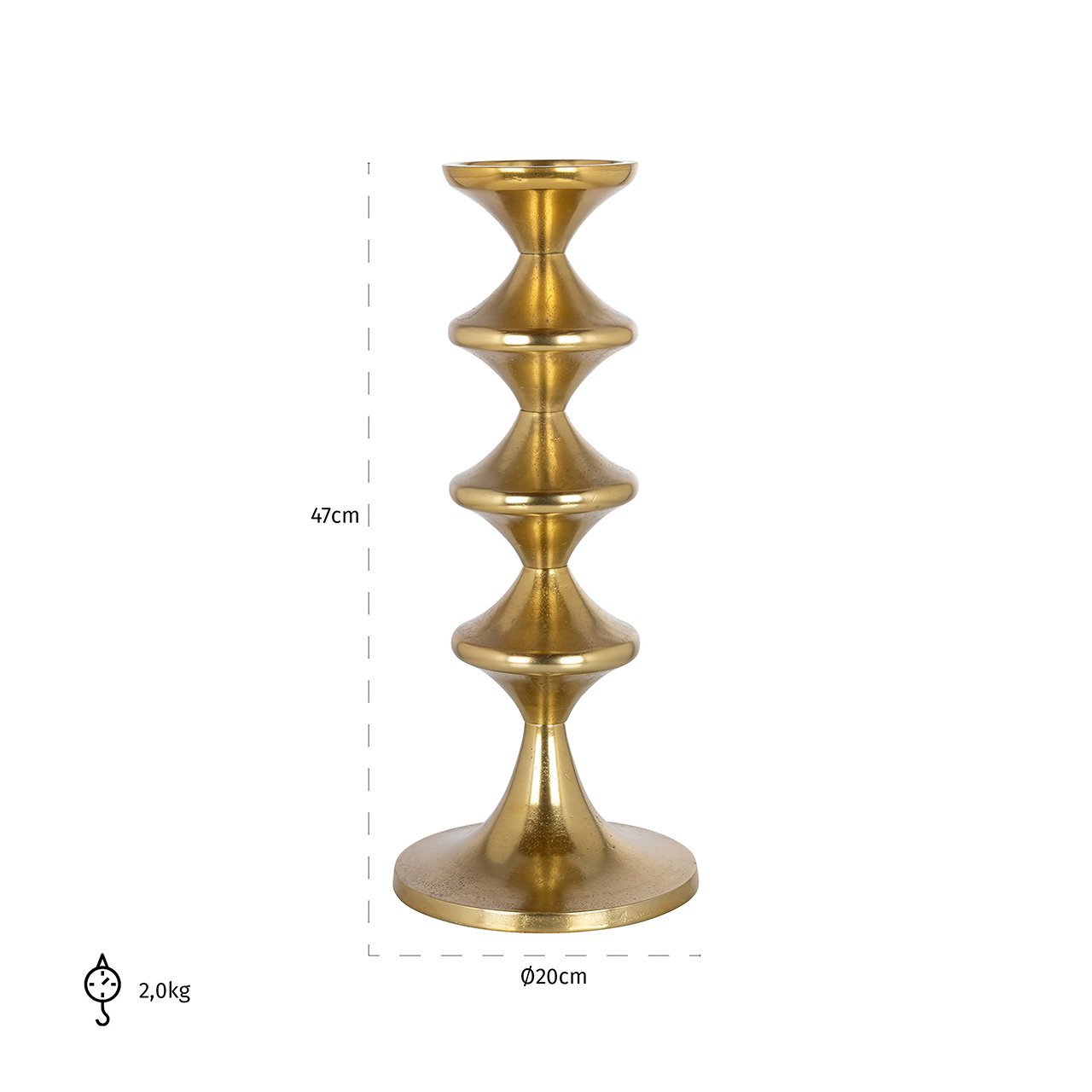 Richmond Interiors Kerzenständer Ayden | groß