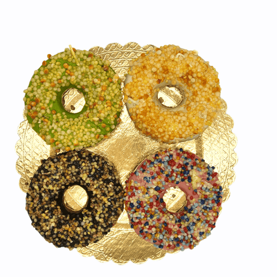 Kerze "4er Set Donuts"
