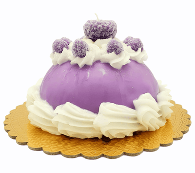 Kerze "Brombeer-Torte" | Ø 21 cm