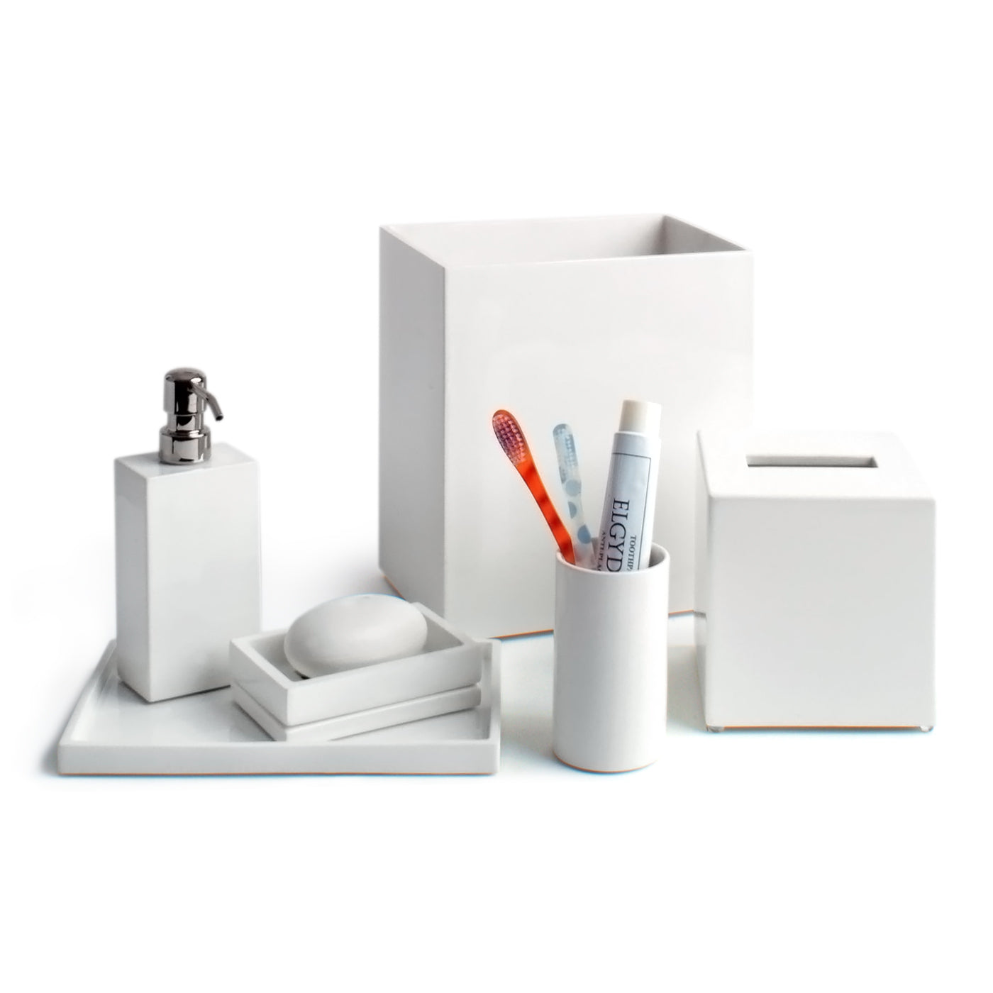 Jonathan Adler Kosmetiktuchbox Lacquer | Weiß