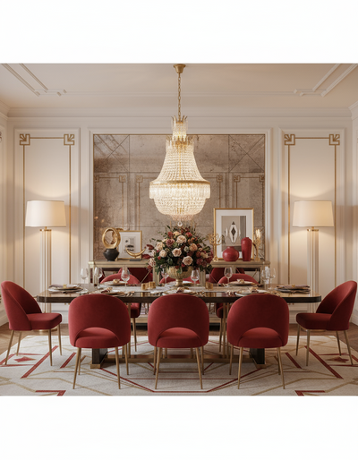 Abhika Crystal Chandelier Chandelier Louis | H 146 cm