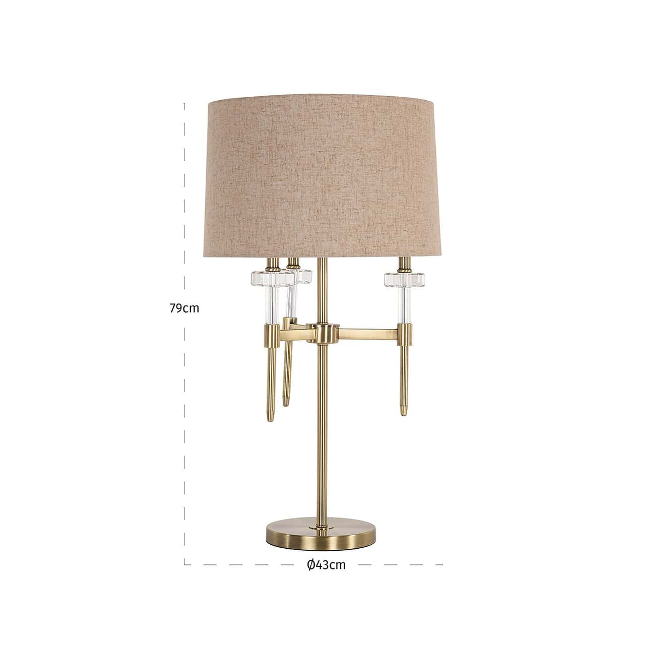 Richmond Interiors Tischlampe Josie