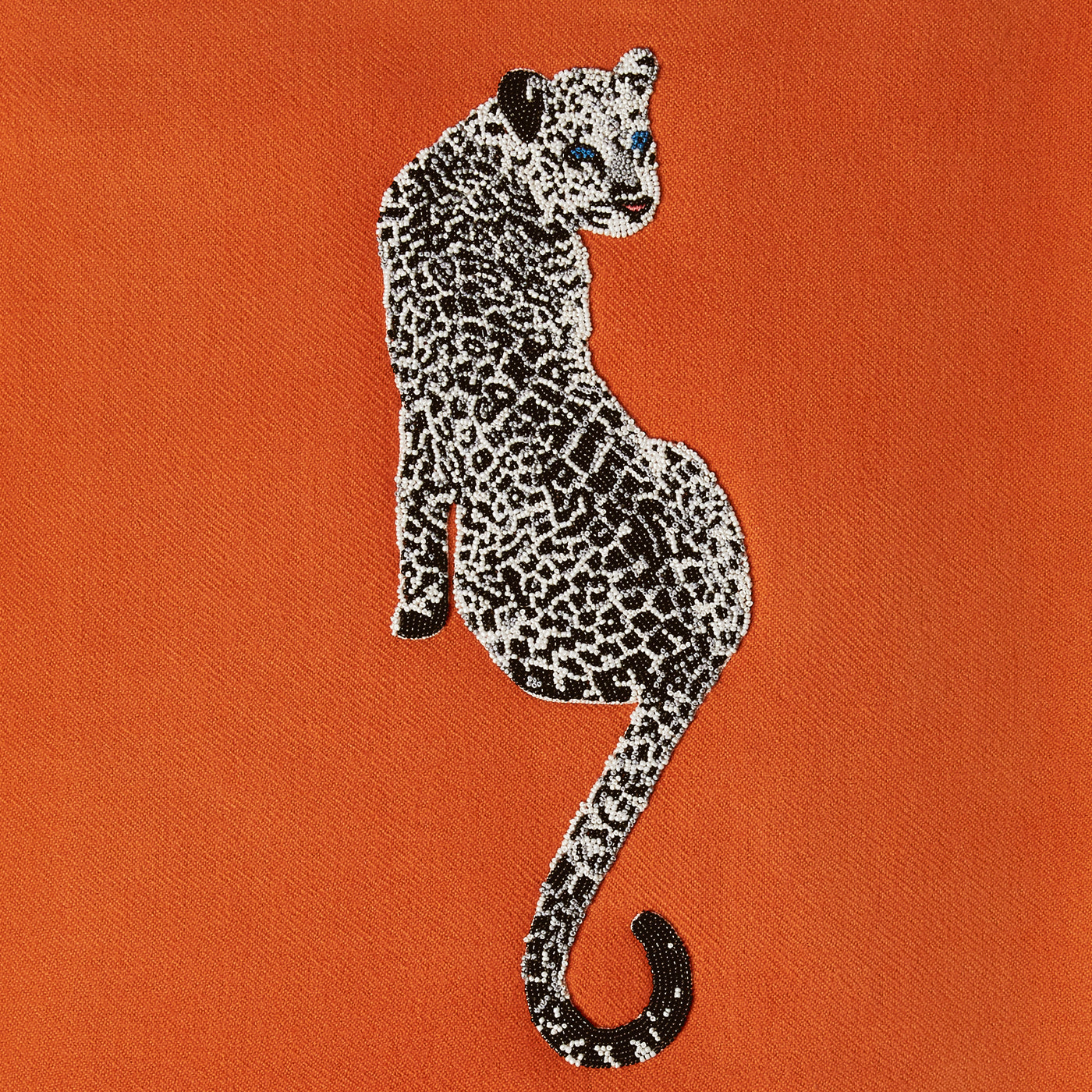 Jonathan Adler Wolldecke Leopard aus 100% Merinowolle | 127x178 cm
