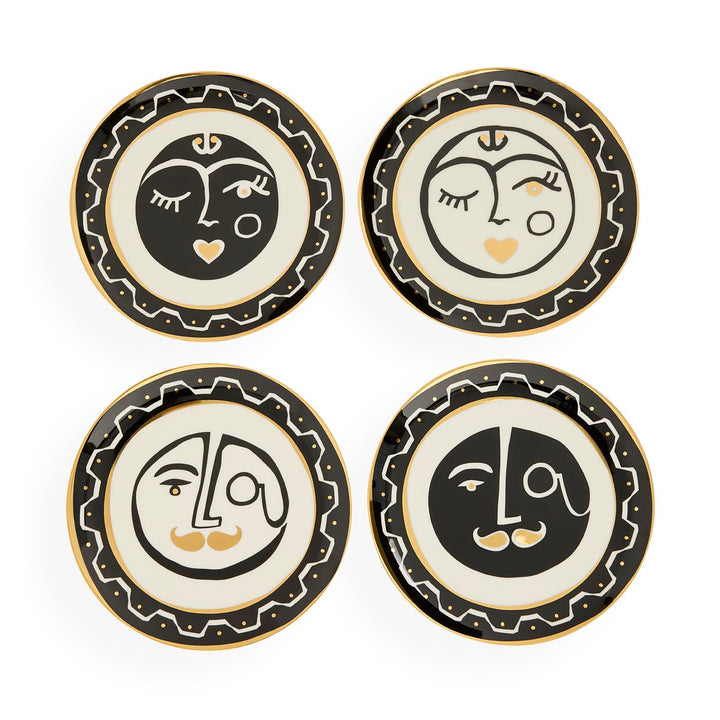 Jonathan Adler Canapé Dessertteller Set Marseilles | 4-teilig